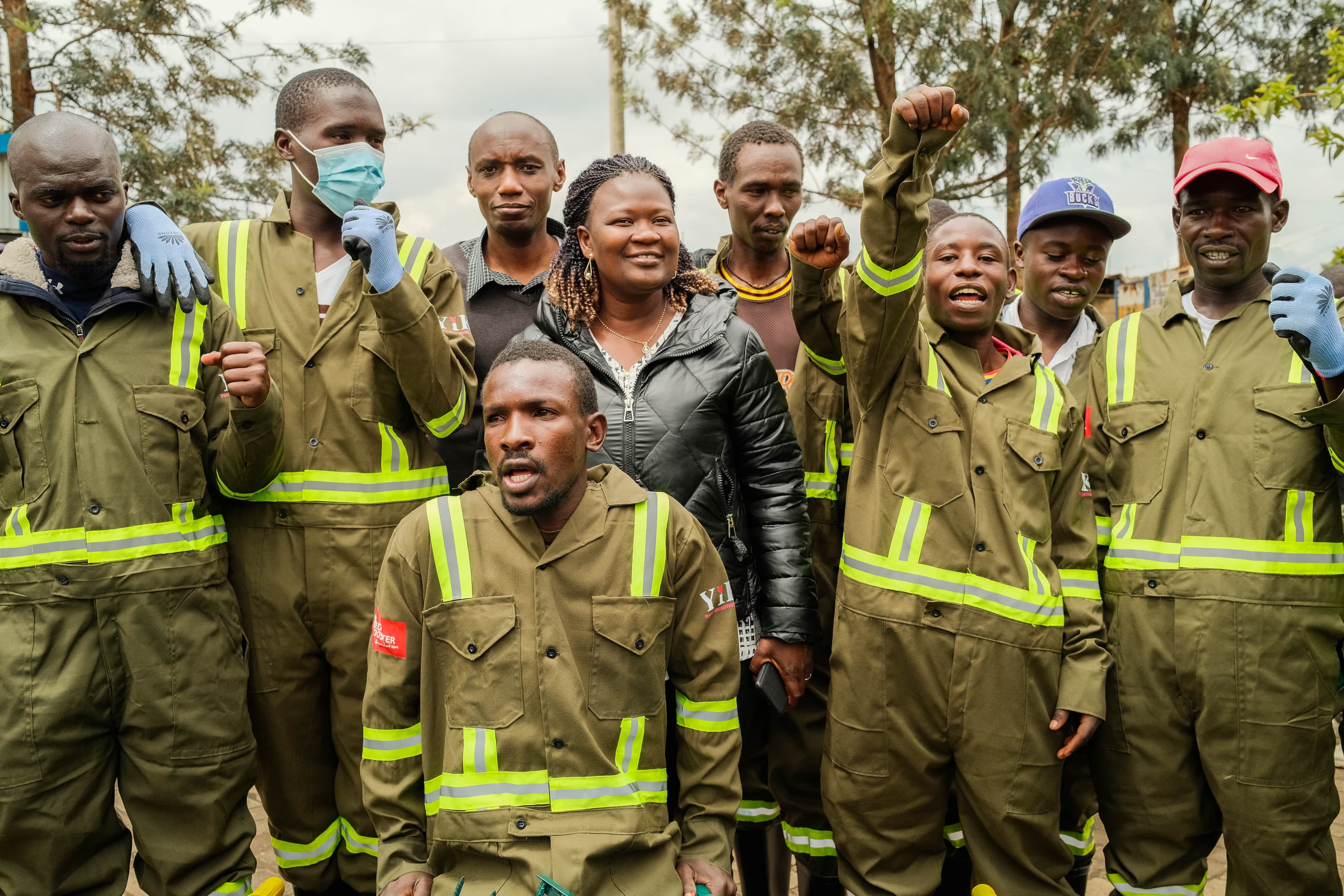 YIKE youth workers in the community